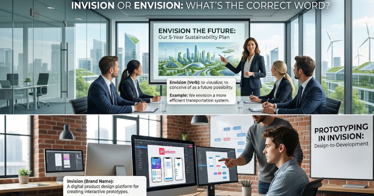 Invision or Envision What’s the Correct Word