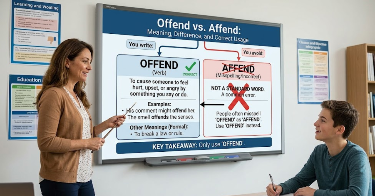 Offend vs Affend: Meaning, Difference, and Correct Usage
