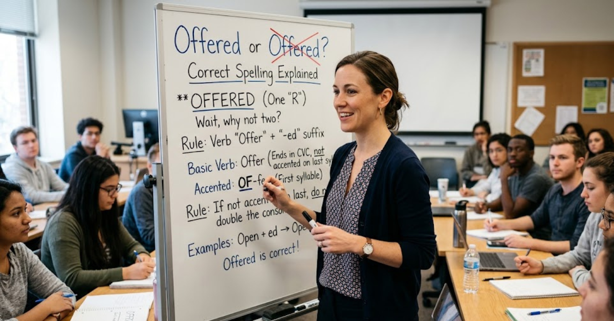 Offerred or Offered Correct Spelling Explained