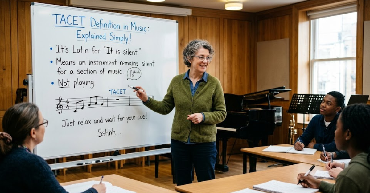 Tacet Definition in Music Explained Simply