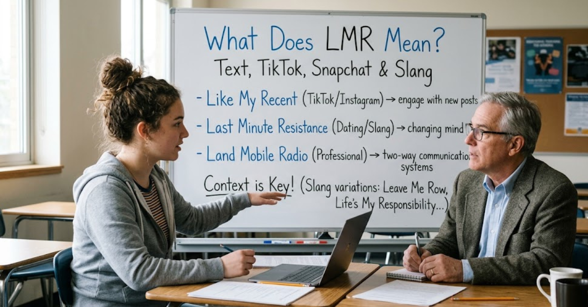 What Does LMR Mean Text, TikTok, Snapchat & Slang