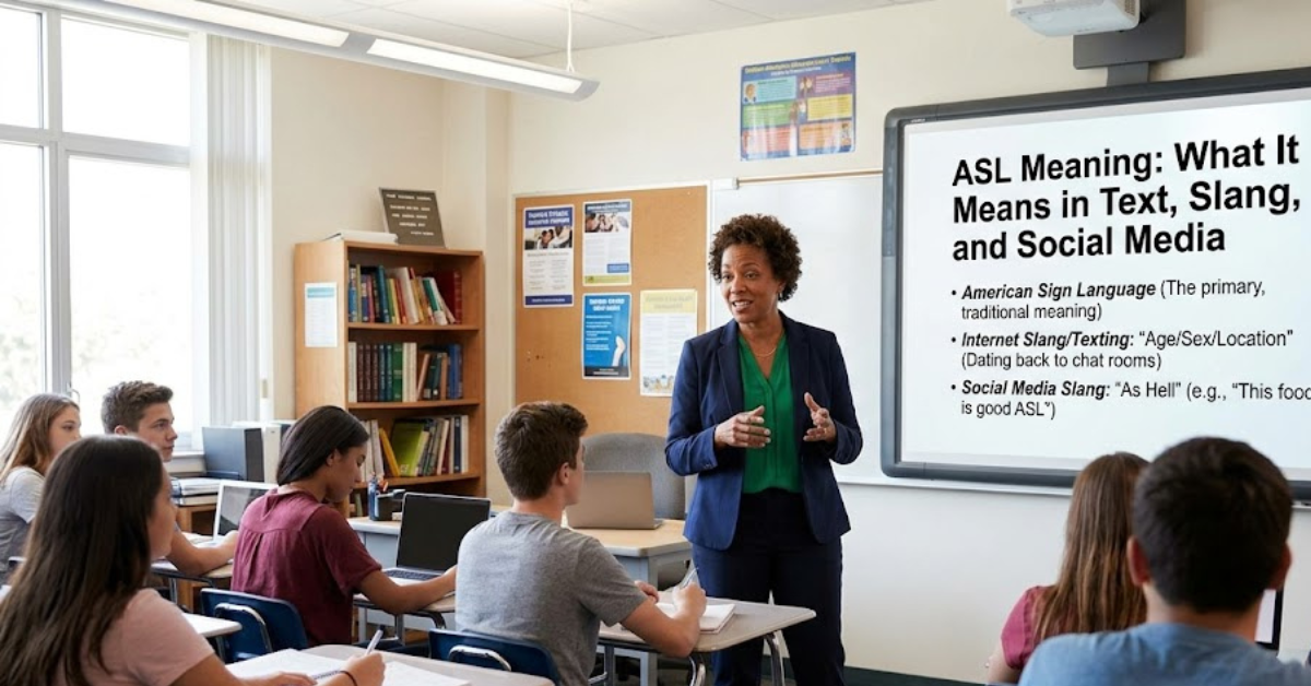 ASL Meaning What It Means in Text, Slang, and Social Media