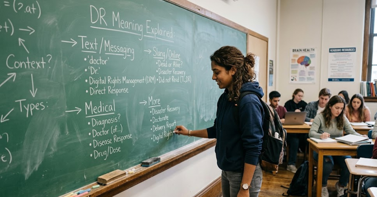 DR Meaning Explained: Text, Slang, Medical & More