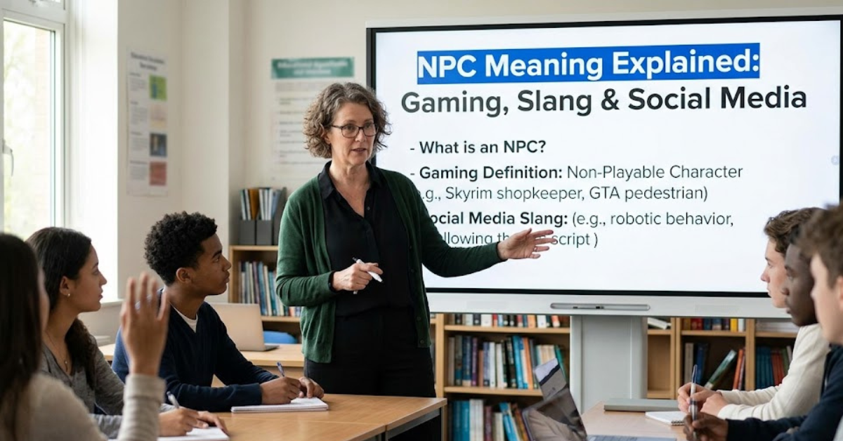 NPC Meaning Explained: Gaming, Slang & Social Media