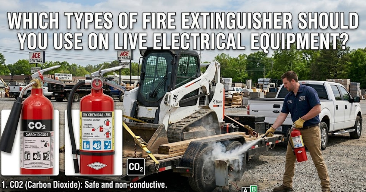 Which Types of Fire Extinguisher Should You Use on Live Electrical Equipment?