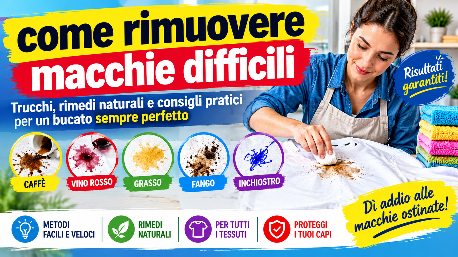 Come Rimuovere Macchie Difficili: A Complete Guide